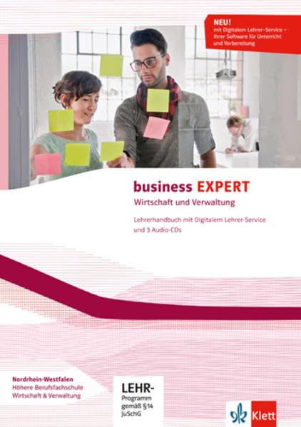 Business EXPERT Nordrhein-Westfalen / Lehrerhandbuch mit Medien-DVD-ROM  und 2 Lehrer-Audio-CDs Business, Finance & Career