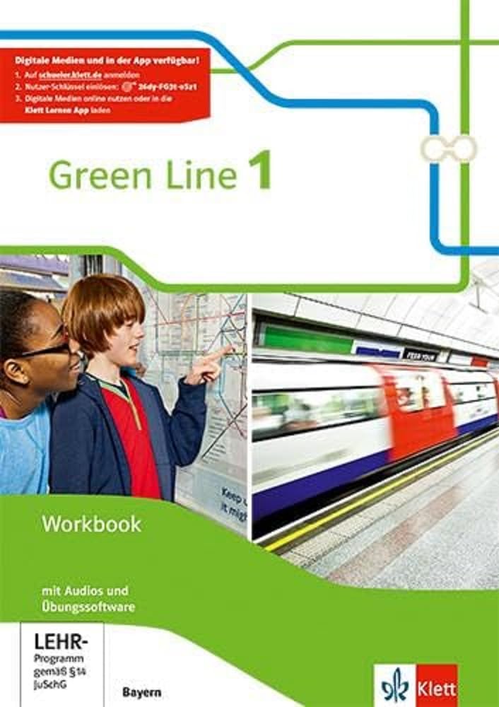Green Line 1. Workbook mit 2 Audios und Übungssoftware. Neue Ausgabe. Bayern Foreign Languages ​​& Dictionaries