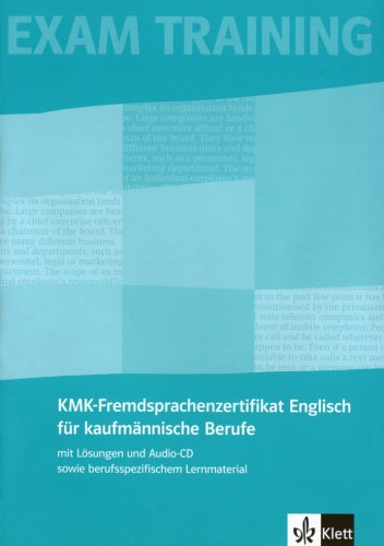 KMK-Fremdsprachenzertifikat Englisch für kaufmännische Berufe: mit Lösungen und Schüler-Audio-CD sowie berufsspezifischem Lernmaterial Study Guides