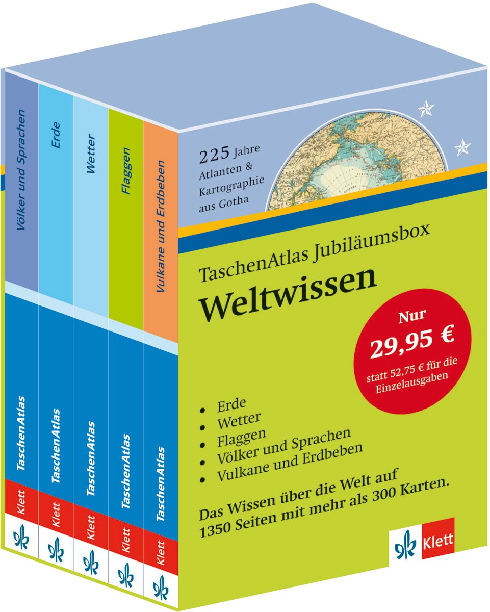 TaschenAtlas Jubiläumsbox Weltwissen Books