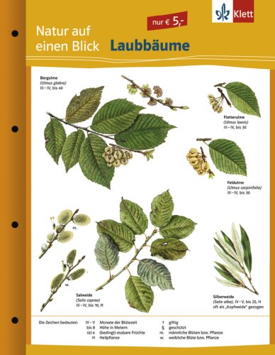 Natur auf einen Blick. Laubbäume Garden & Plants