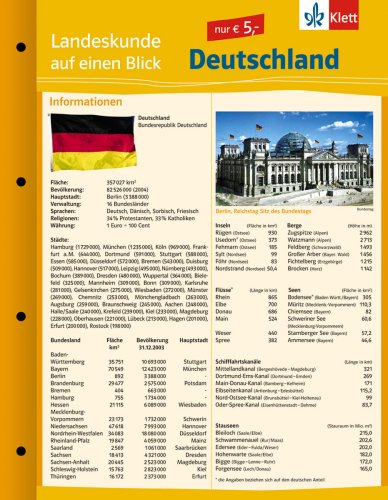 Product Image: Landeskunde auf einen Blick: Deutschland