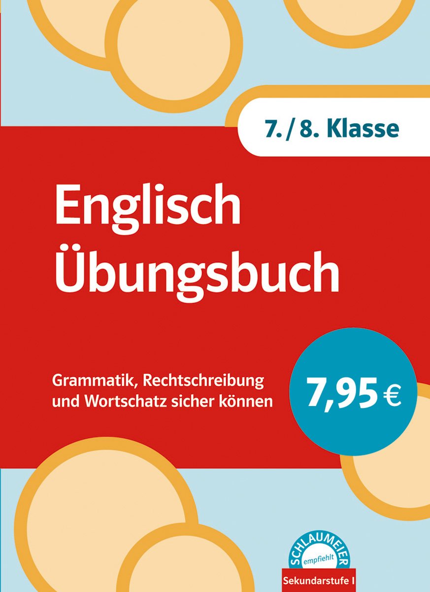 Product Image: Englisch Übungsbuch - 7./8. Klasse