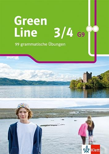 Green Line 3/4 G9: 99 grammatische Übungen. Arbeitsheft mit Lösungen Klasse 7/8 (Green Line G9. Ausgabe ab 2019) Foreign Languages ​​& Dictionaries