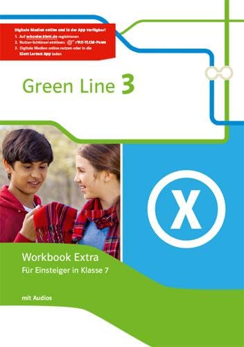 Green Line 3. Workbook Extra mit Audio-CDs für Einsteiger in Klasse 7 Foreign Languages ​​& Dictionaries