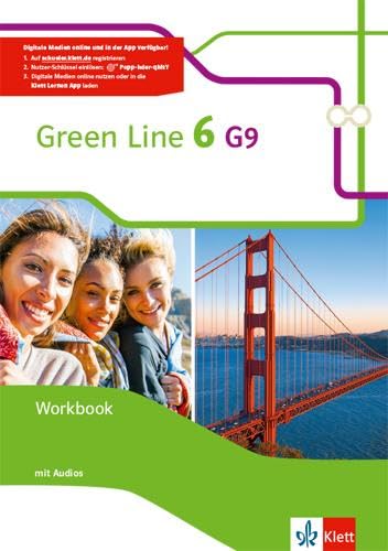 Product Image: Green Line 6 G9. Workbook mit Audios Klasse 10
