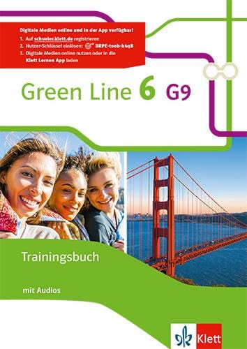 Product Image: Green Line 6 G9. Trainingsbuch mit Audios Klasse 10