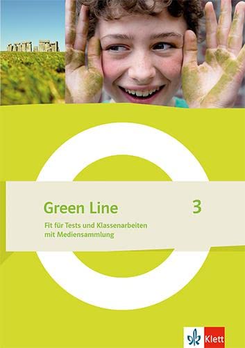 Green Line 3: Fit für Tests und Klassenarbeiten. Arbeitsheft mit Lösungen und Mediensammlung Klasse 7 (Green Line. Ausgabe ab 2021) Foreign Languages ​​& Dictionaries