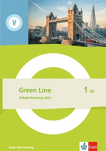 Green Line 1 G9. Vokabeltraining aktiv. Arbeitsheft mit Lösungen Klasse 5.  Ausgabe Baden-Württemberg Foreign Languages ​​& Dictionaries