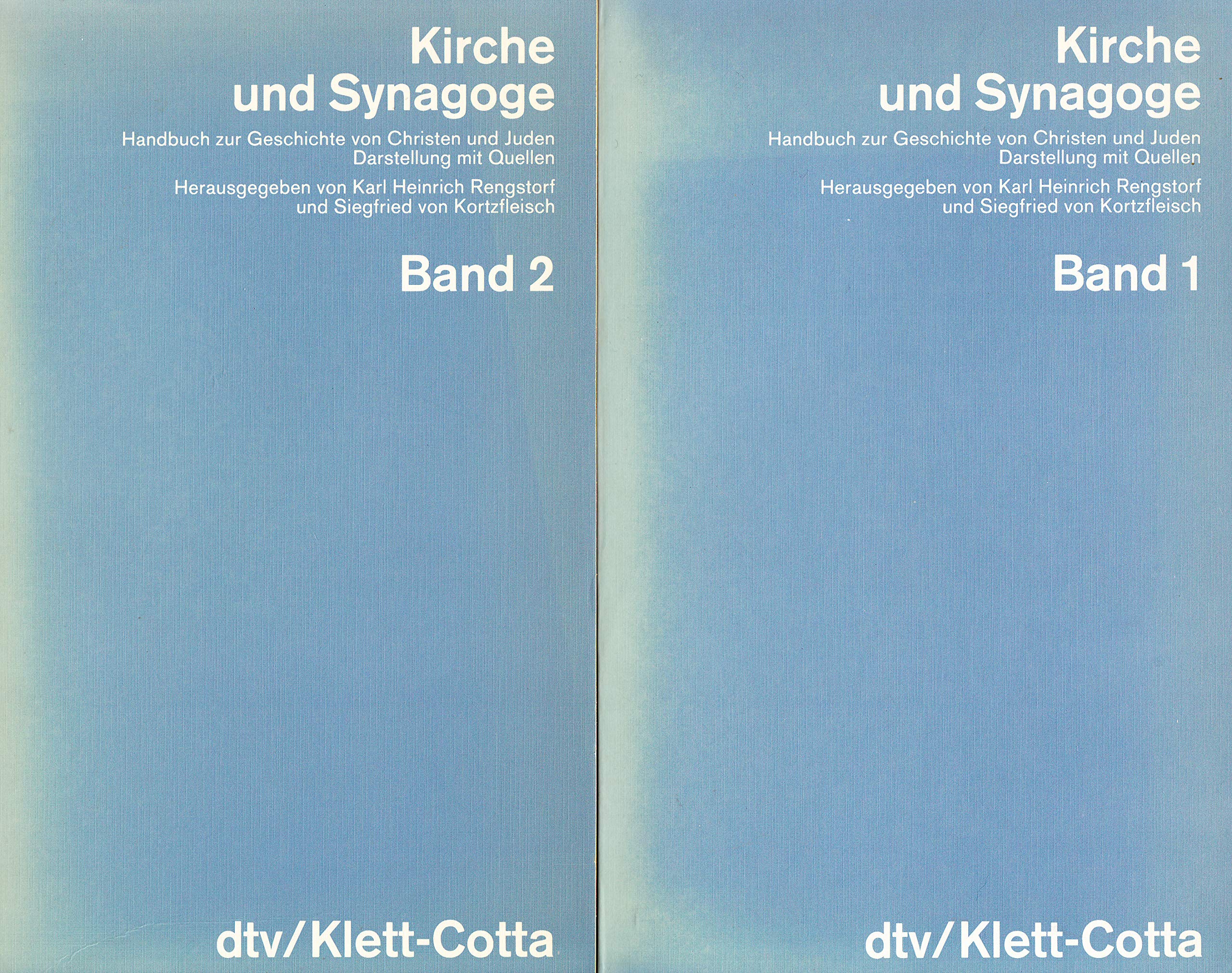 Kirche und Synagoge. Handbuch zur Geschichte von Christen und Juden. Darstellung mit Quellen Religion & Esotericism