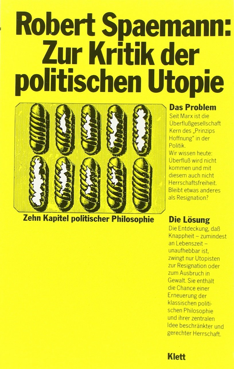 Zur Kritik der politischen Utopie Philosophy