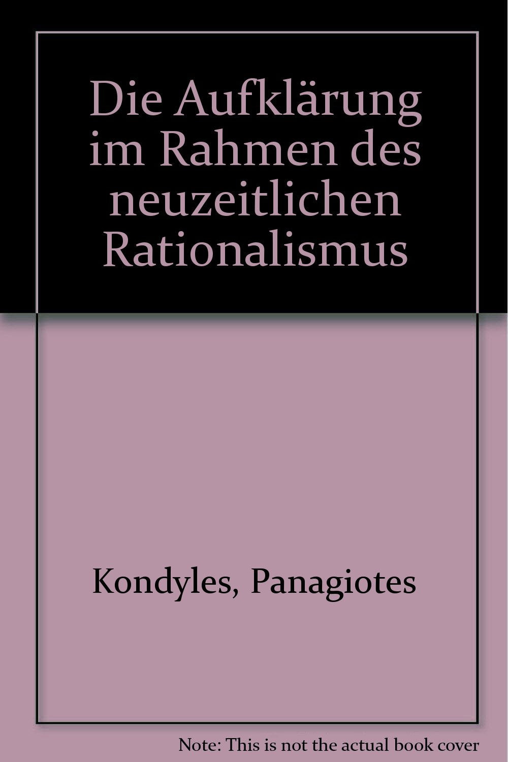 Die Aufklärung im Rahmen des neuzeitlichen Rationalismus Partnership & Love