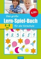 Das große Lern-Spiel-Buch für die Vorschule: 4-6 Jahre: 4-6 Jahre (Erste Zahlen und Buchstaben, Wahrnehmung und Konzentration, Denk- und Kombinationsvermögen) (Schlaumeier) Study Guides