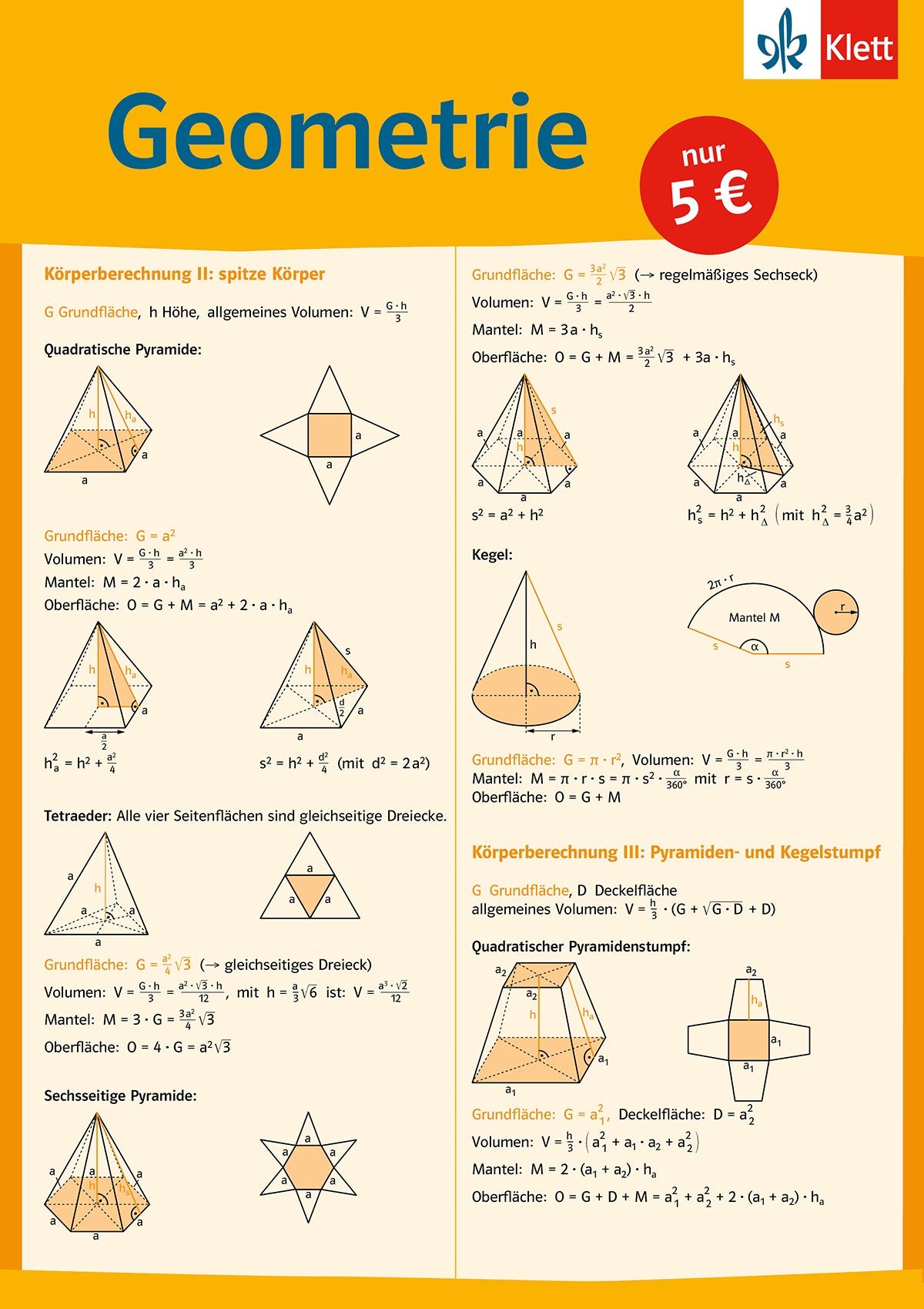 Auf einen Blick - Geometrie Study Guides