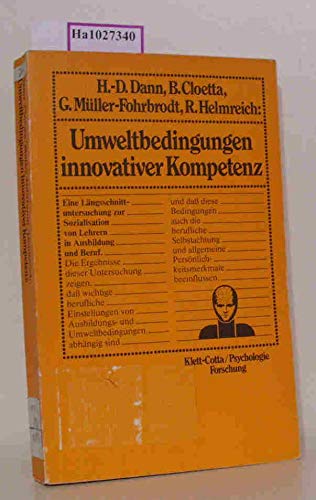 Umweltbedingungen innovativer Kompetenz book