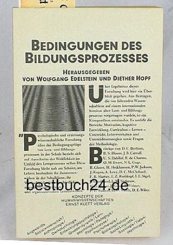 Bedingungen des Bildungsprozesses Psychology