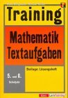 Training, Mathematik, Textaufgaben, 5./6. Schuljahr Books