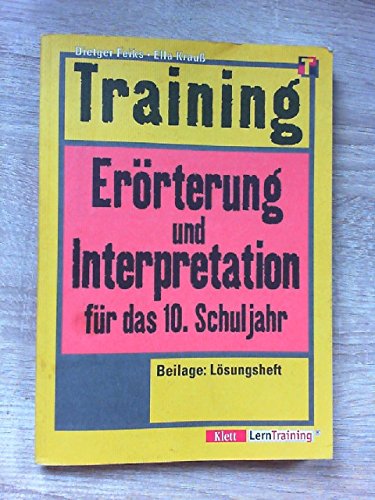 Training: Erörterung und Interpretation für das 10. Schuljahr Film, Art & Culture