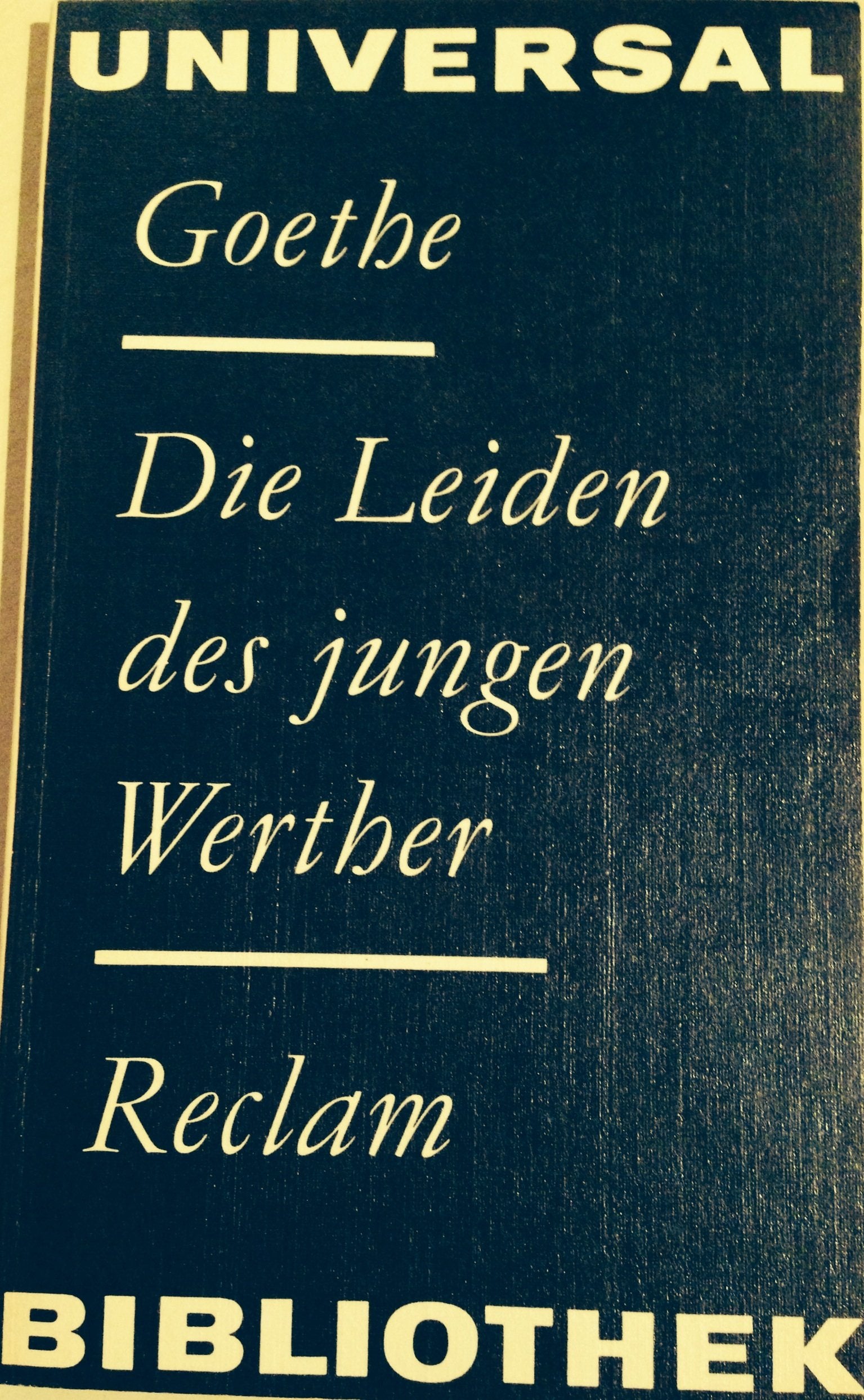 Lektürehilfen Johann Wolfgang von Goethe "Die Leiden des jungen Werther" Contemporary literature