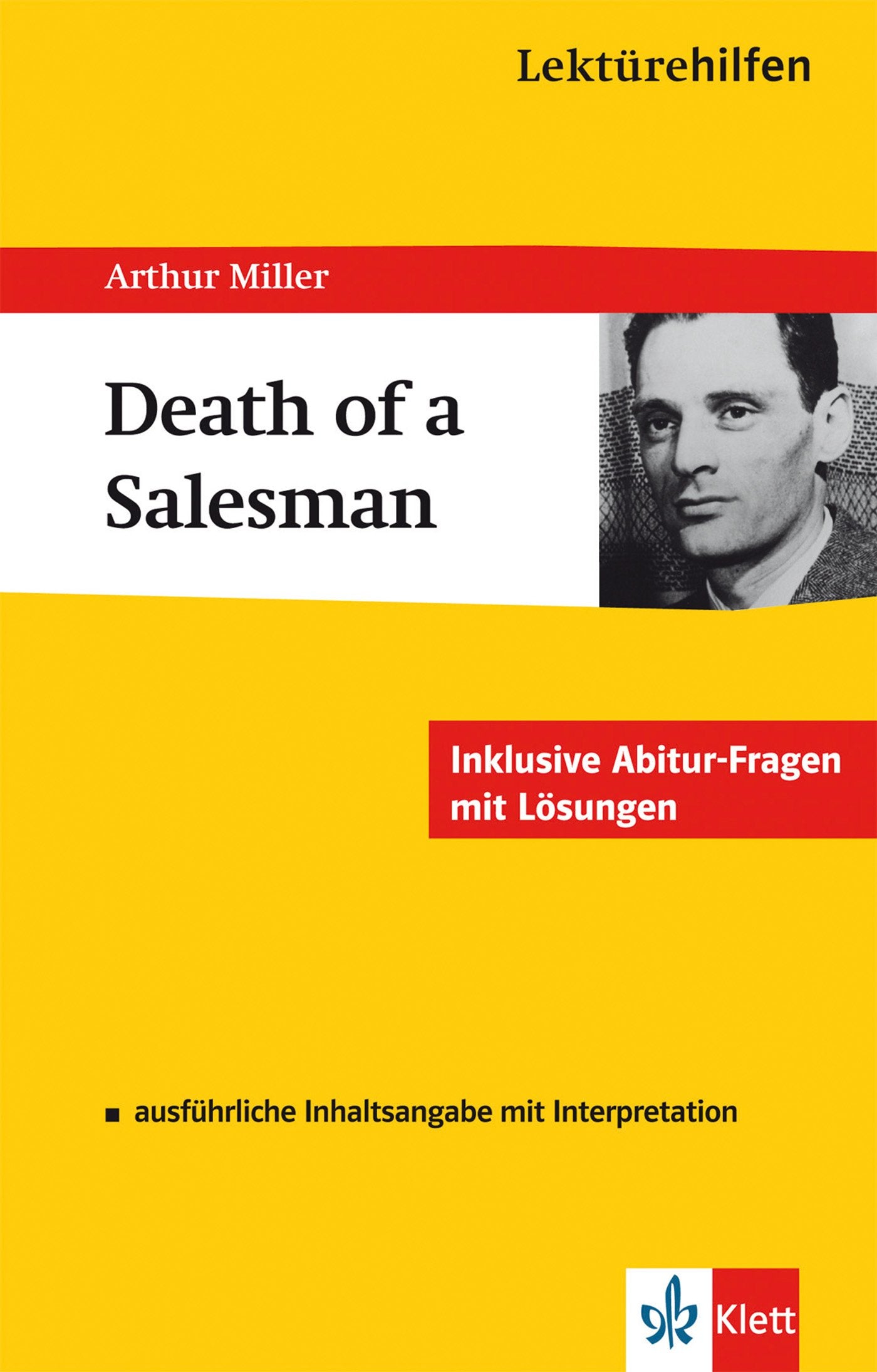 Lektürehilfen Arthur Miller Death of a Salesmann Study Guides