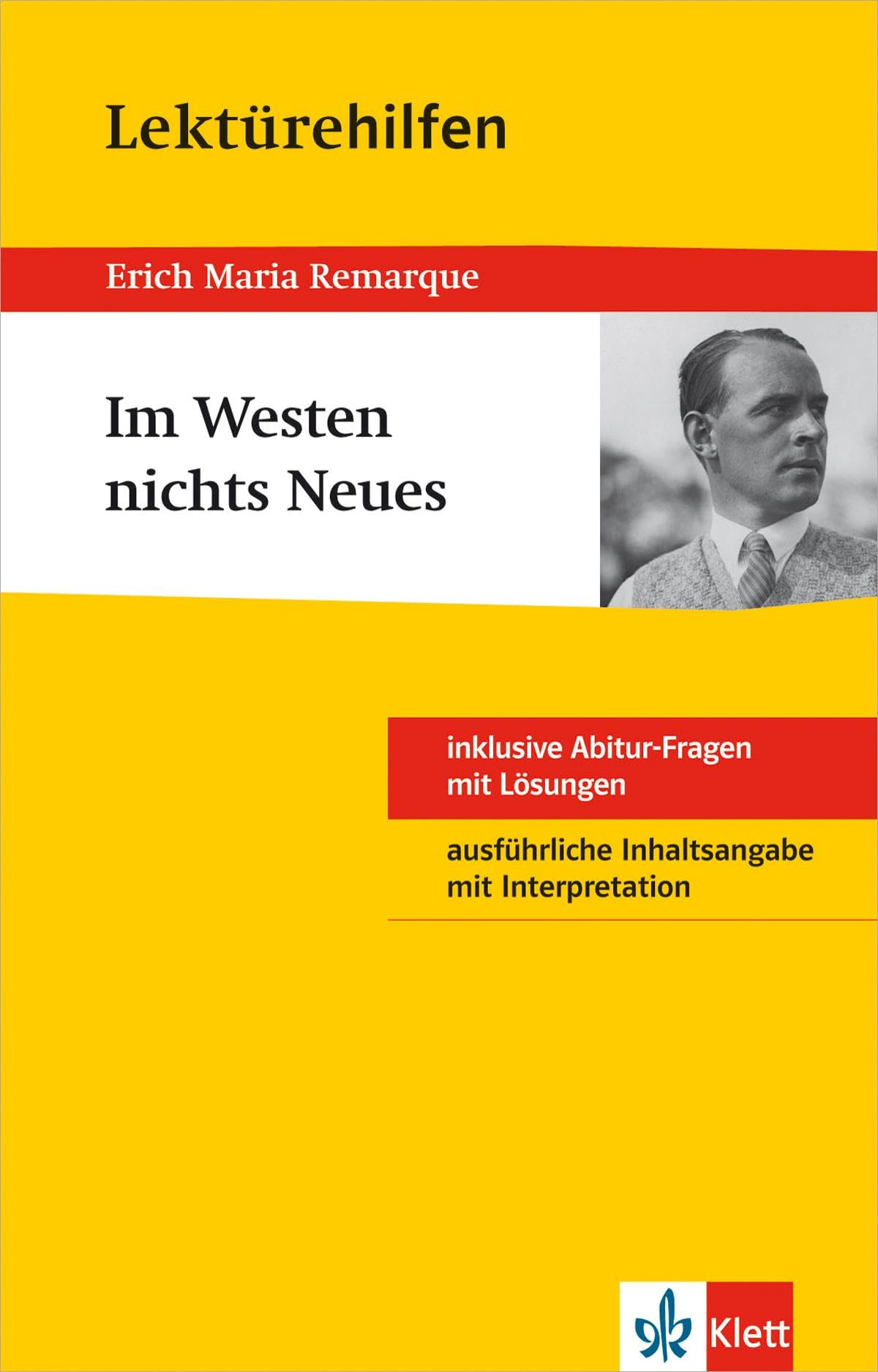Lektürehilfen "Im Westen nichts Neues" Study Guides