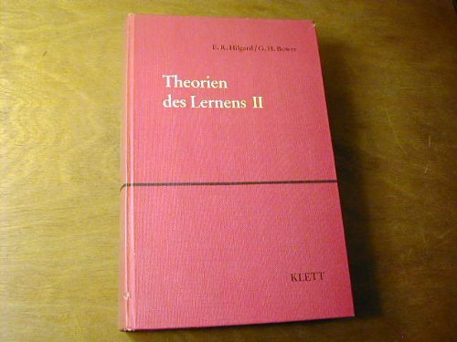 Theorien des Lernens I und II. Erster und zweiter Band komplett. Books