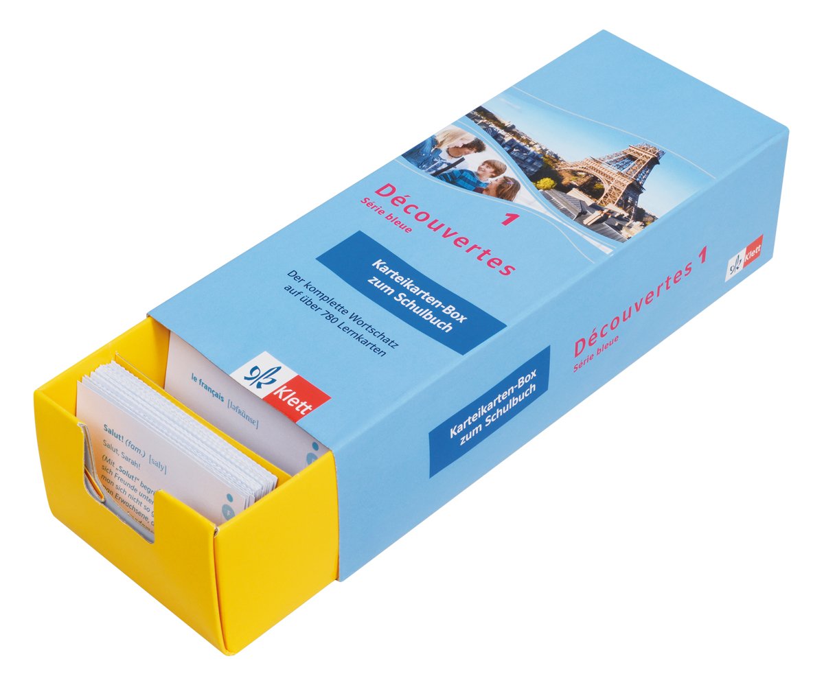 Découvertes Série bleue 1. Vokabel-Lernbox zum Schulbuch Foreign Languages ​​& Dictionaries