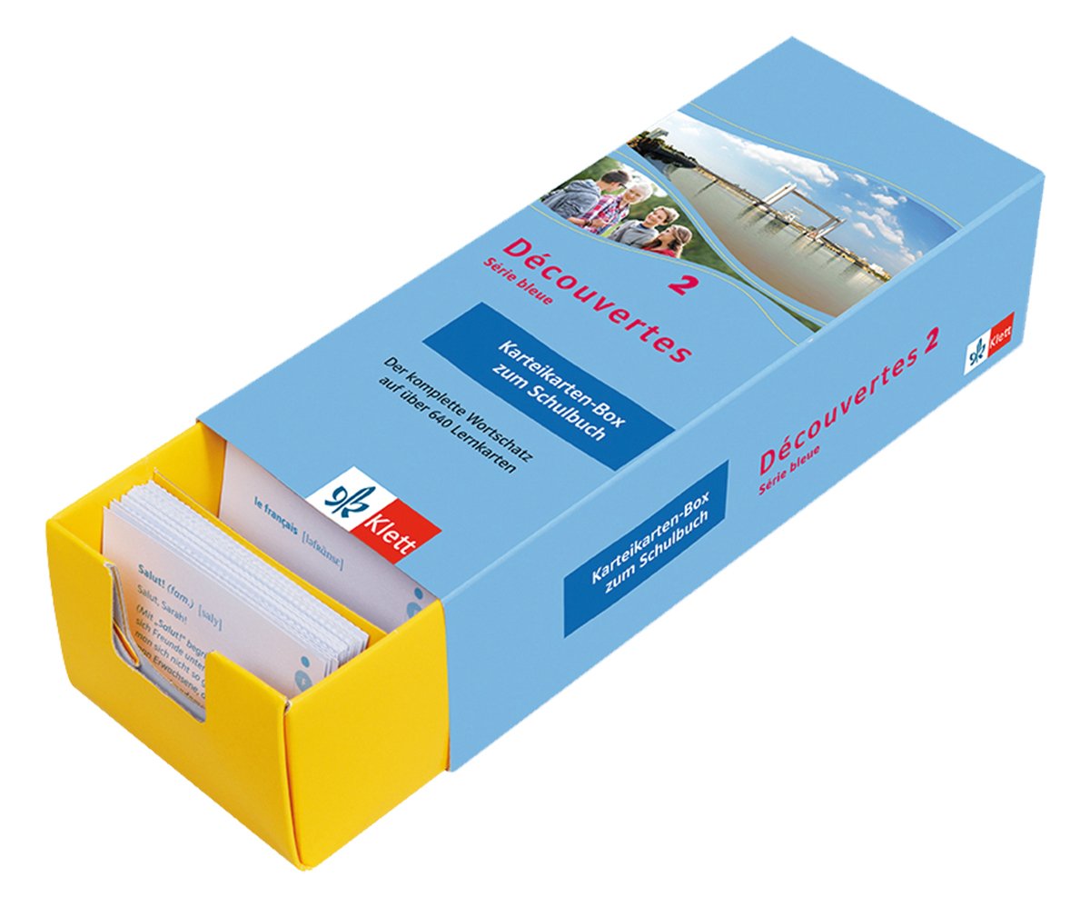 Découvertes Série Bleue 2 - Vokabel-Lernbox zum Schulbuch: Französisch passend zum Lehrwerk üben (Découvertes. Série bleue (ab Klasse 7). Ausgabe ab 2012) Foreign Languages ​​& Dictionaries