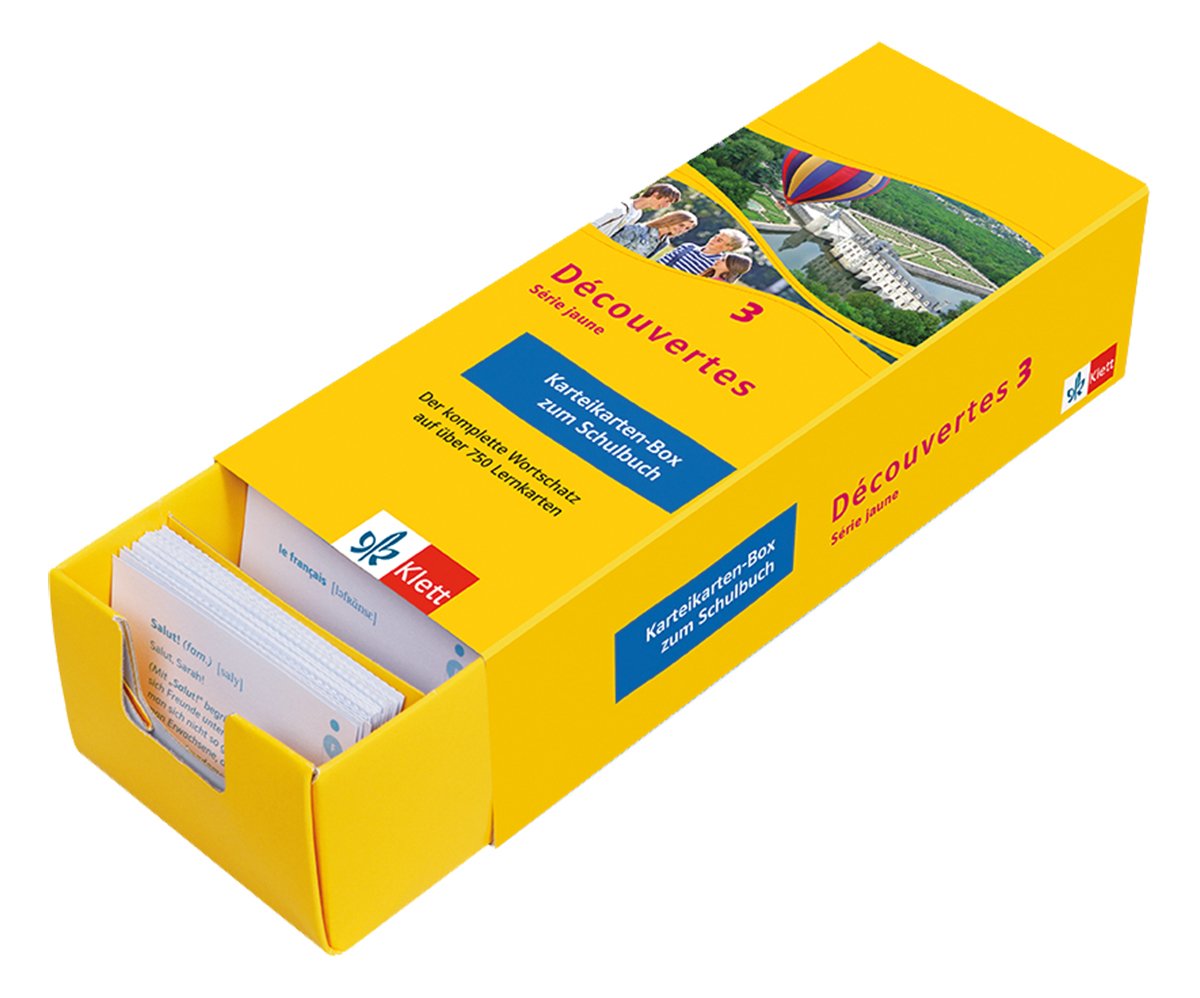 Découvertes Série jaune 3. Vokabel-Lernbox zum Schulbuch Foreign Languages ​​& Dictionaries