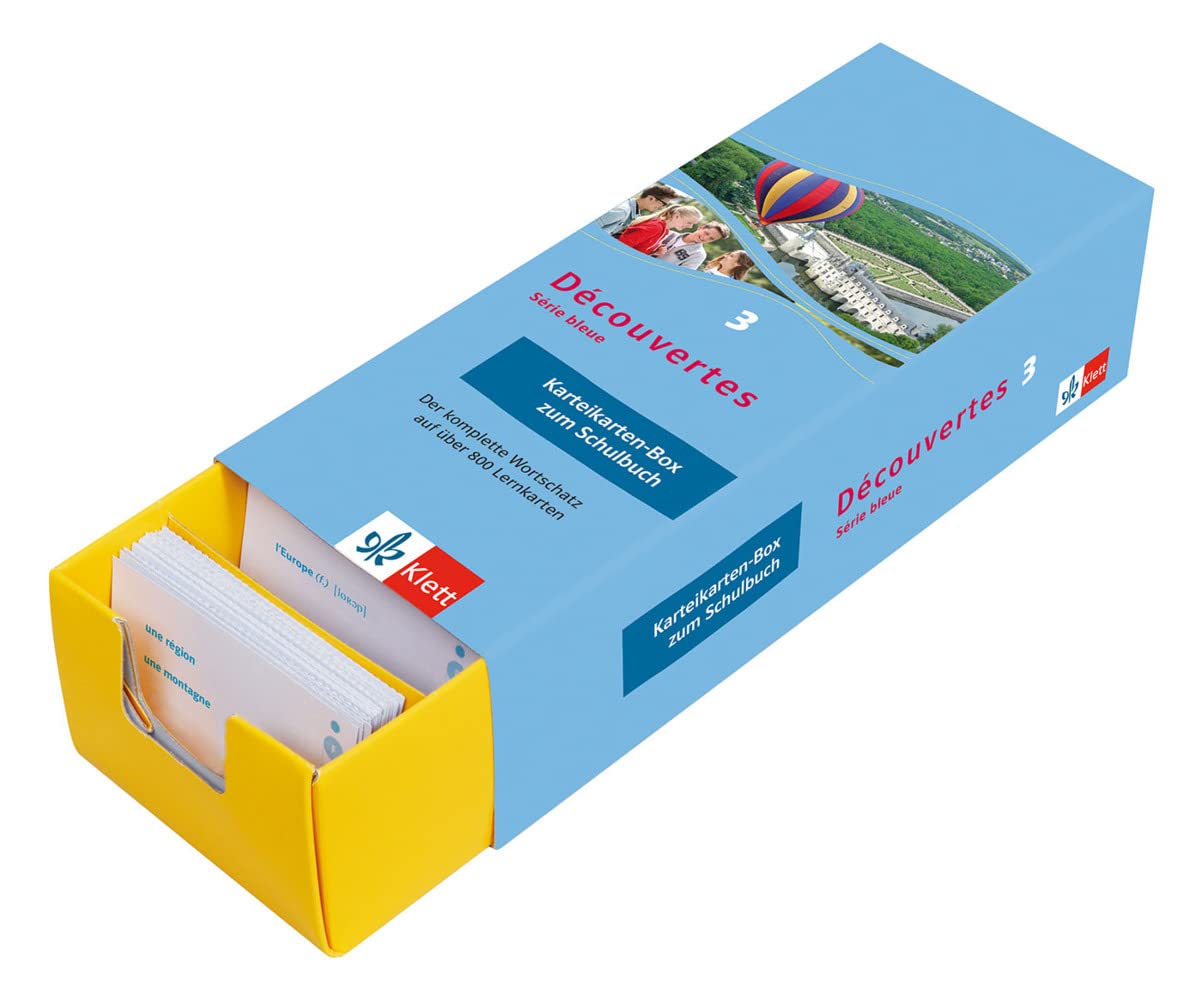 Découvertes Série Bleue 3 - Vokabel-Lernbox zum Schulbuch General education