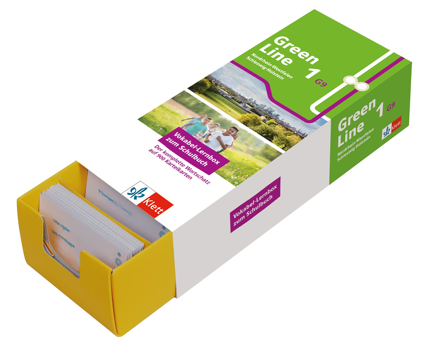 Klett Green Line 1 G9 (Ausgabe ab 2019) Klasse 5 Vokabel-Lernbox zum Schulbuch: Englisch passend zum Lehrwerk üben (Green Line G9. Ausgabe ab 2019) Study Guides