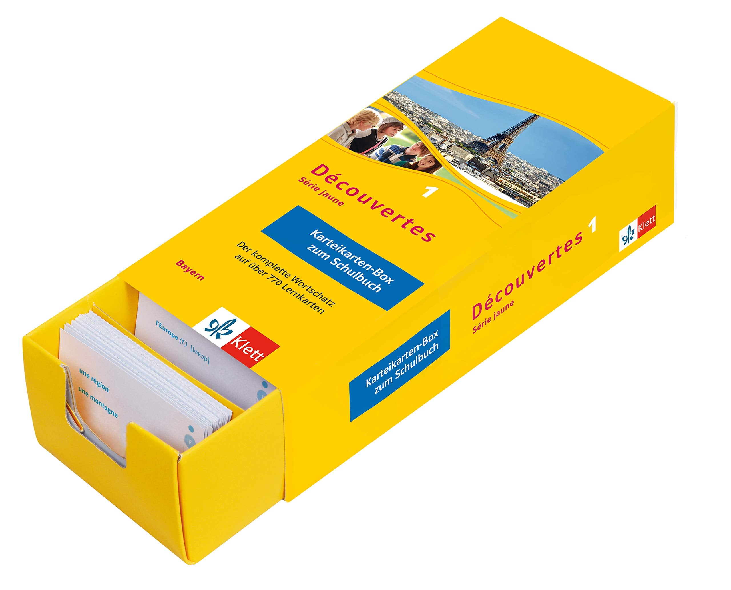 Découvertes 1 Bayern (ab 2017) - Vokabel-Lernbox zum Schulbuch 1. Lernjahr Foreign Languages ​​& Dictionaries