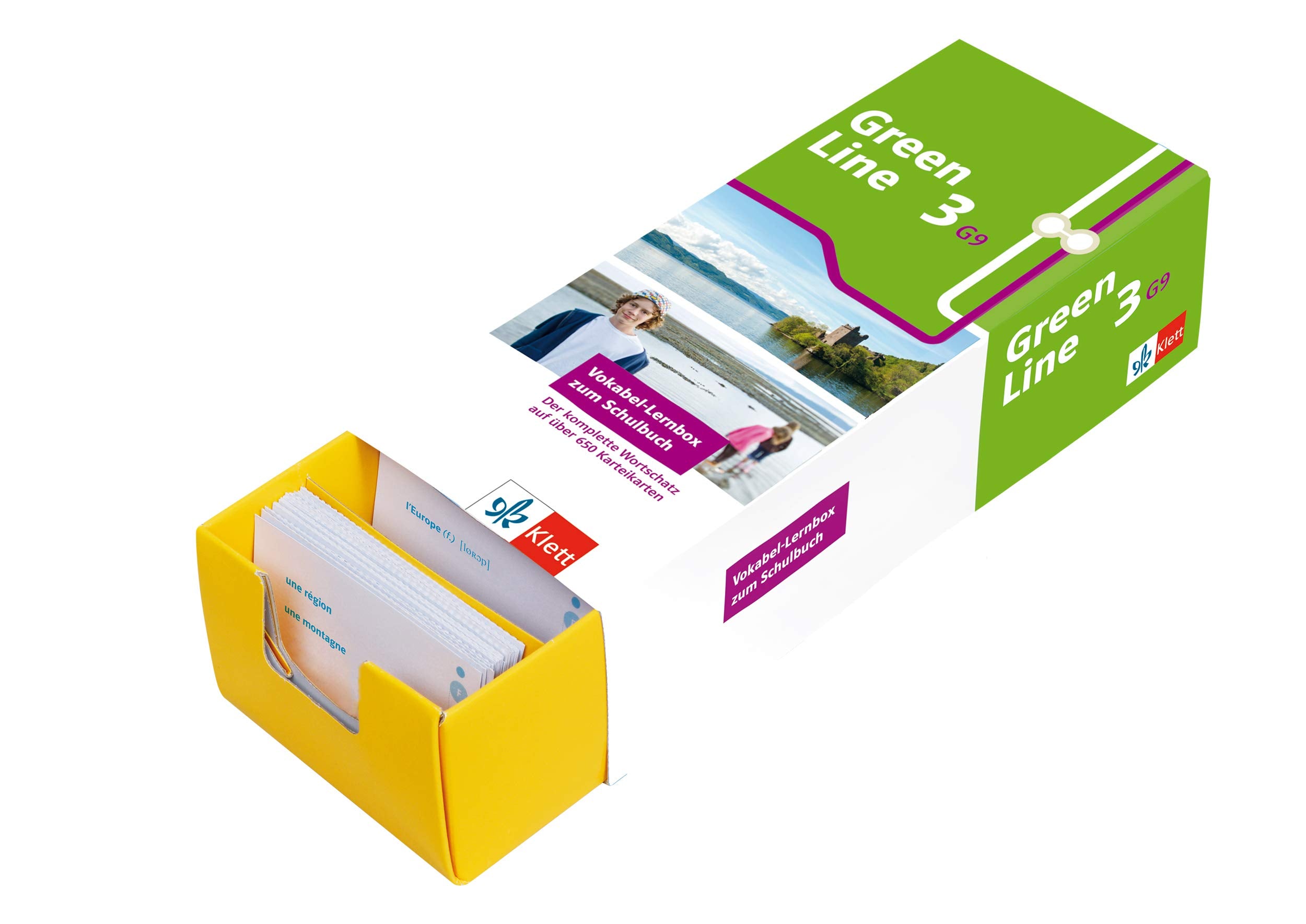 Green Line 3 G9 (Neue Ausgabe ab 2019) Klasse 7 Vokabel-Lernbox zum Schulbuch Foreign Languages ​​& Dictionaries