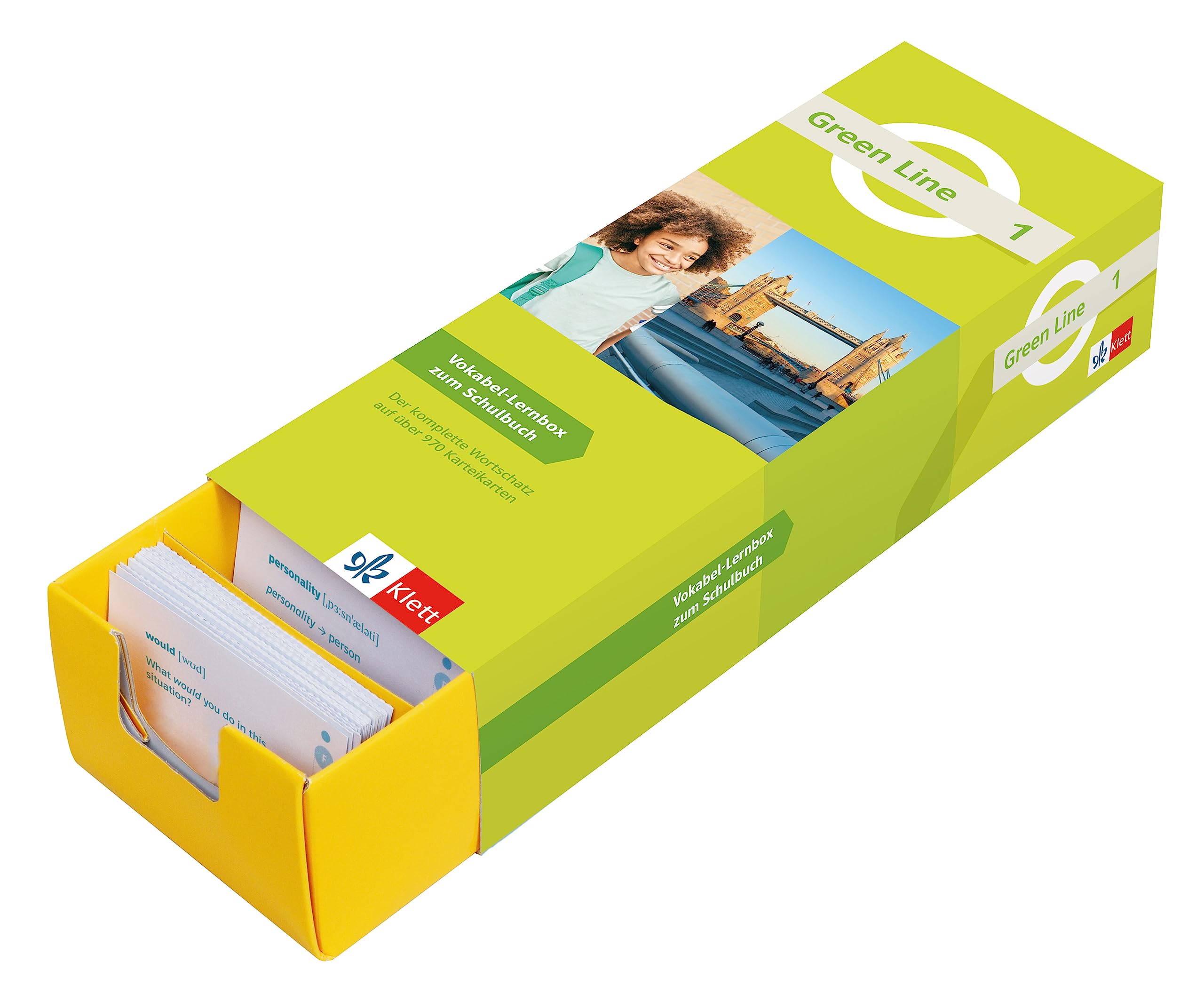 Green Line 1 (ab 2021) Klasse 5 - Vokabel-Lernbox zum Schulbuch Foreign Languages ​​& Dictionaries