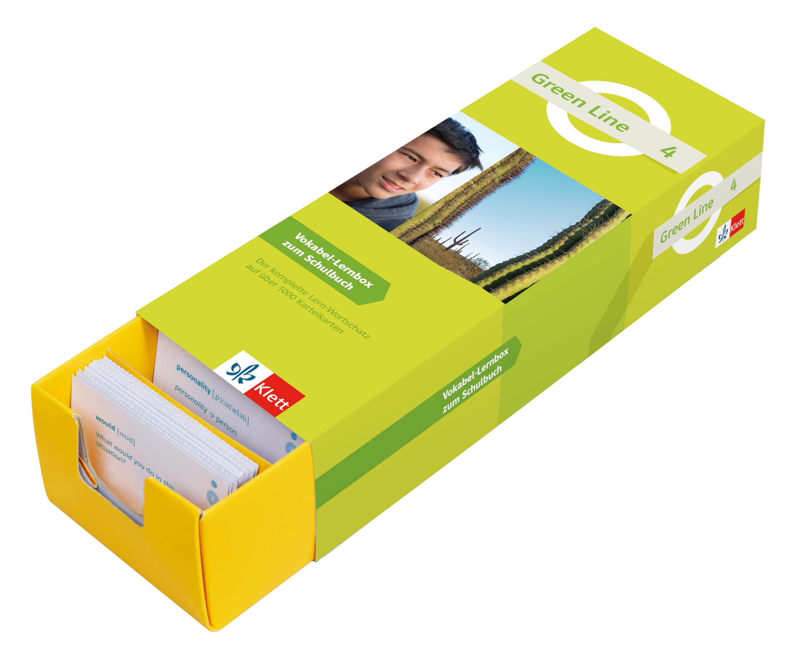 Green Line 4  (ab 2021) Klasse 8 Vokabel-Lernbox zum Schulbuch Foreign Languages ​​& Dictionaries