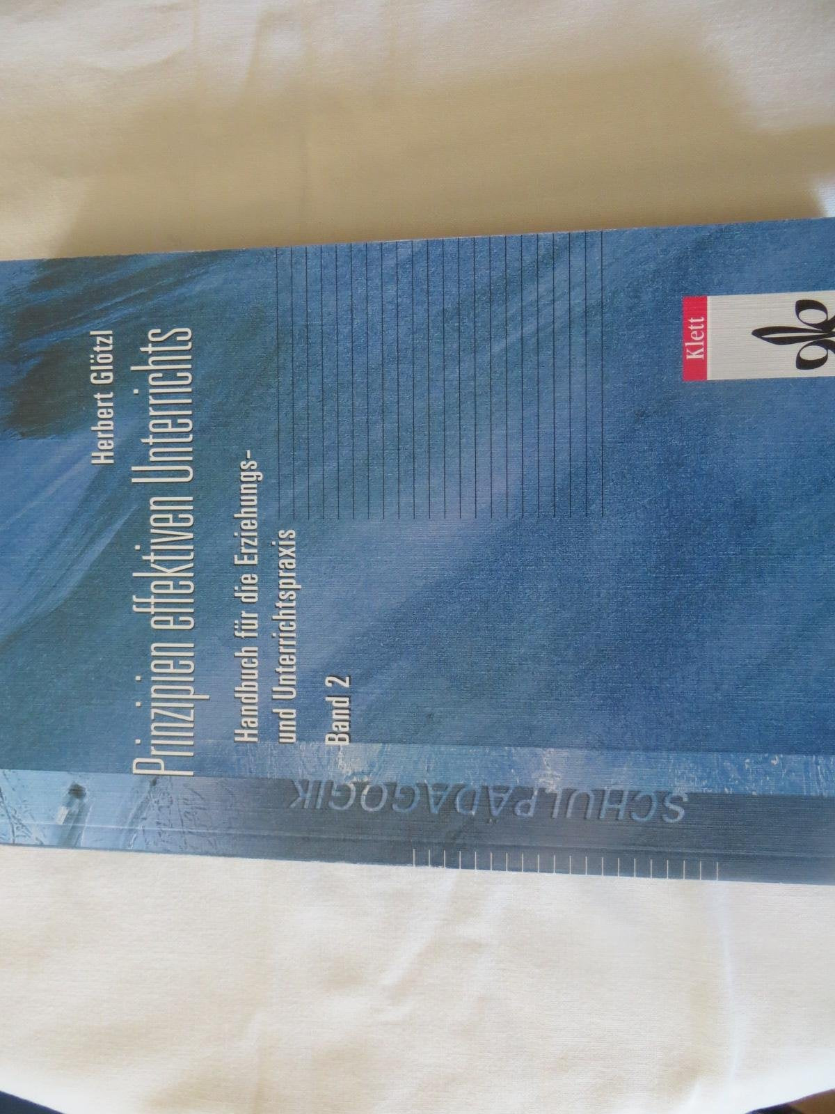 Prinzipien effektiven Unterrichts. Band 2. Books