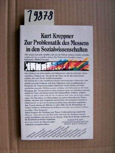 Zur Problematik des Messens in den Sozialwissenschaften Social Sciences