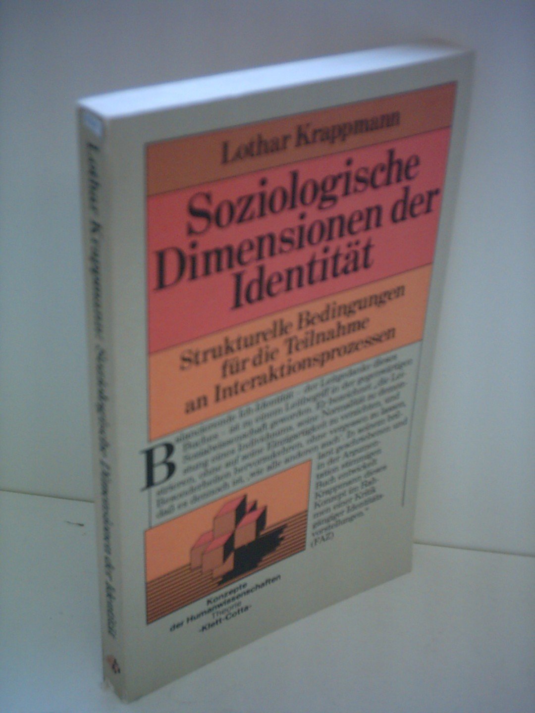 Soziologische Dimensionen der Identität. Strukturelle Bedingungen für die Teilnahme an Interaktionsprozessen. Psychology