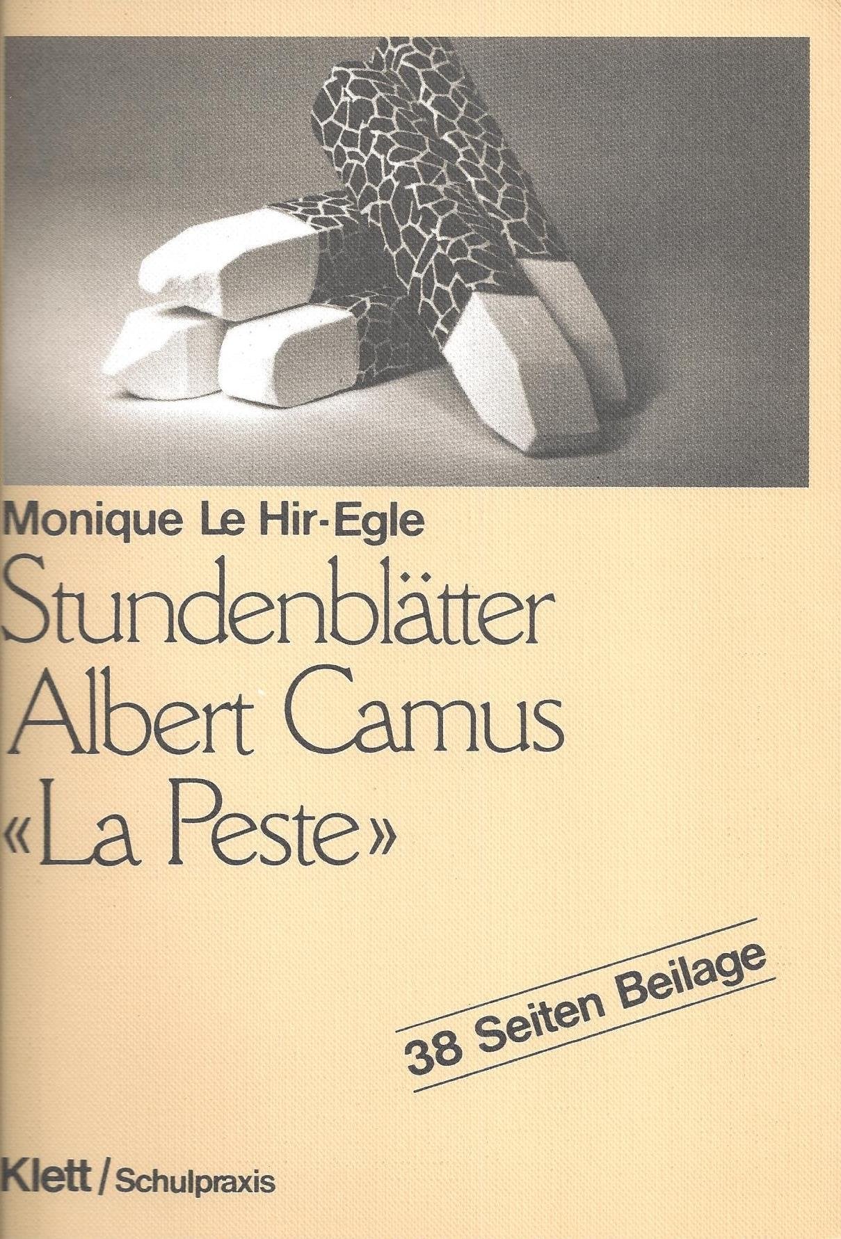 Stundenblätter Albert Camus 'La Peste' Education & Training Books
