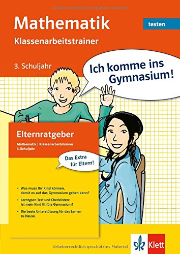 Klassenarbeitstrainer Mathematik 3. Schuljahr Study Guides