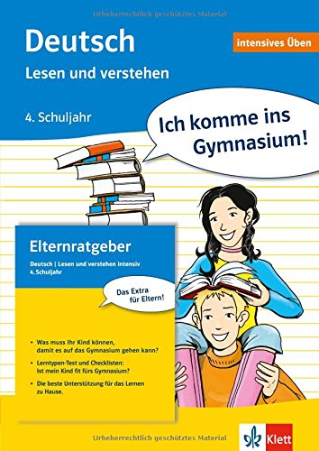 Deutsch 4. Schuljahr - Lesen und verstehen, intensives Üben Study Guides