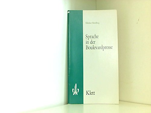 Sprache in der Boulevardpresse. Analysiert im Deutschunterricht vom 10. Schuljahr an. Books