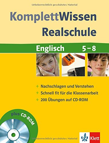 KomplettWissen Realschule Englisch 5.-8. Klasse. Mit CD-ROM Study Guides