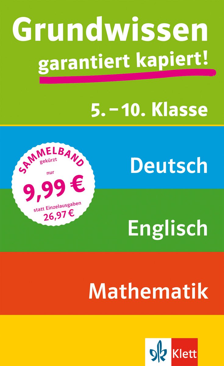 Grundwissen 5. - 10. Klasse Mathematik, Deutsch, Englisch Foreign Languages ​​& Dictionaries
