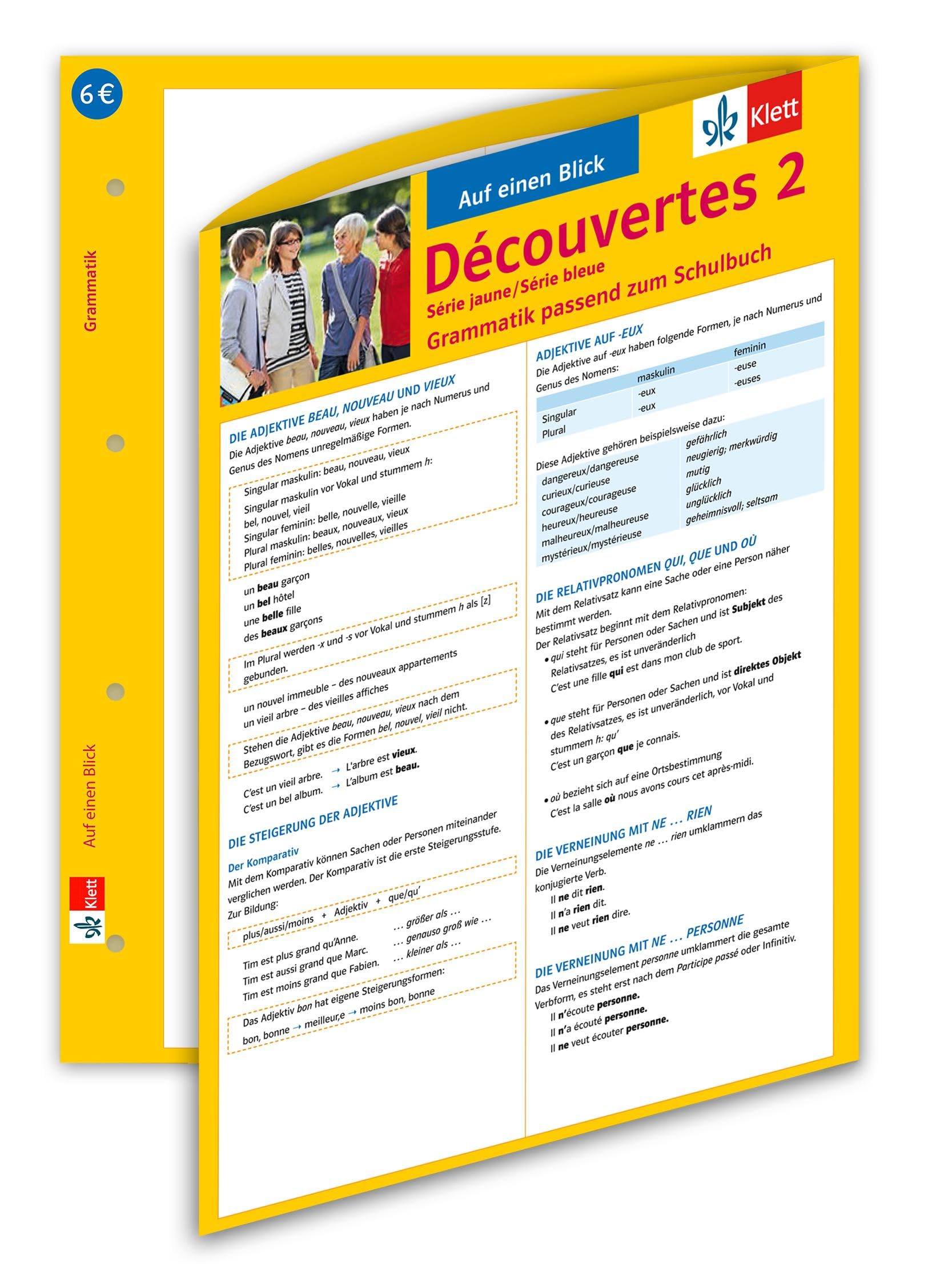 Découvertes Série jaune und bleue 2. Grammatik Foreign Languages ​​& Dictionaries
