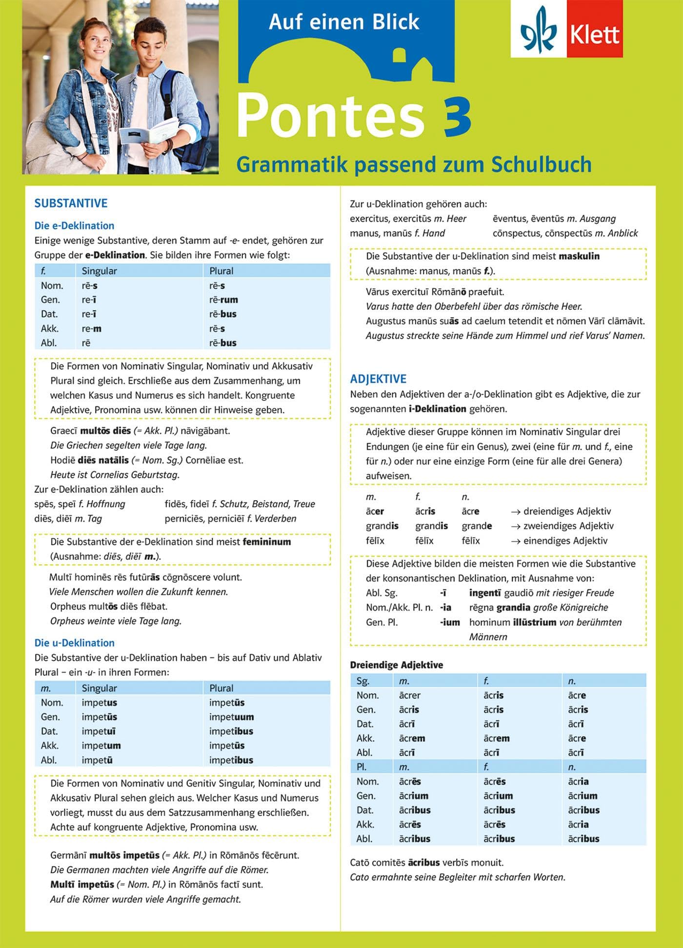 Pontes 3 - Auf einen Blick. Grammatik passend zum Schulbuch Foreign Languages ​​& Dictionaries