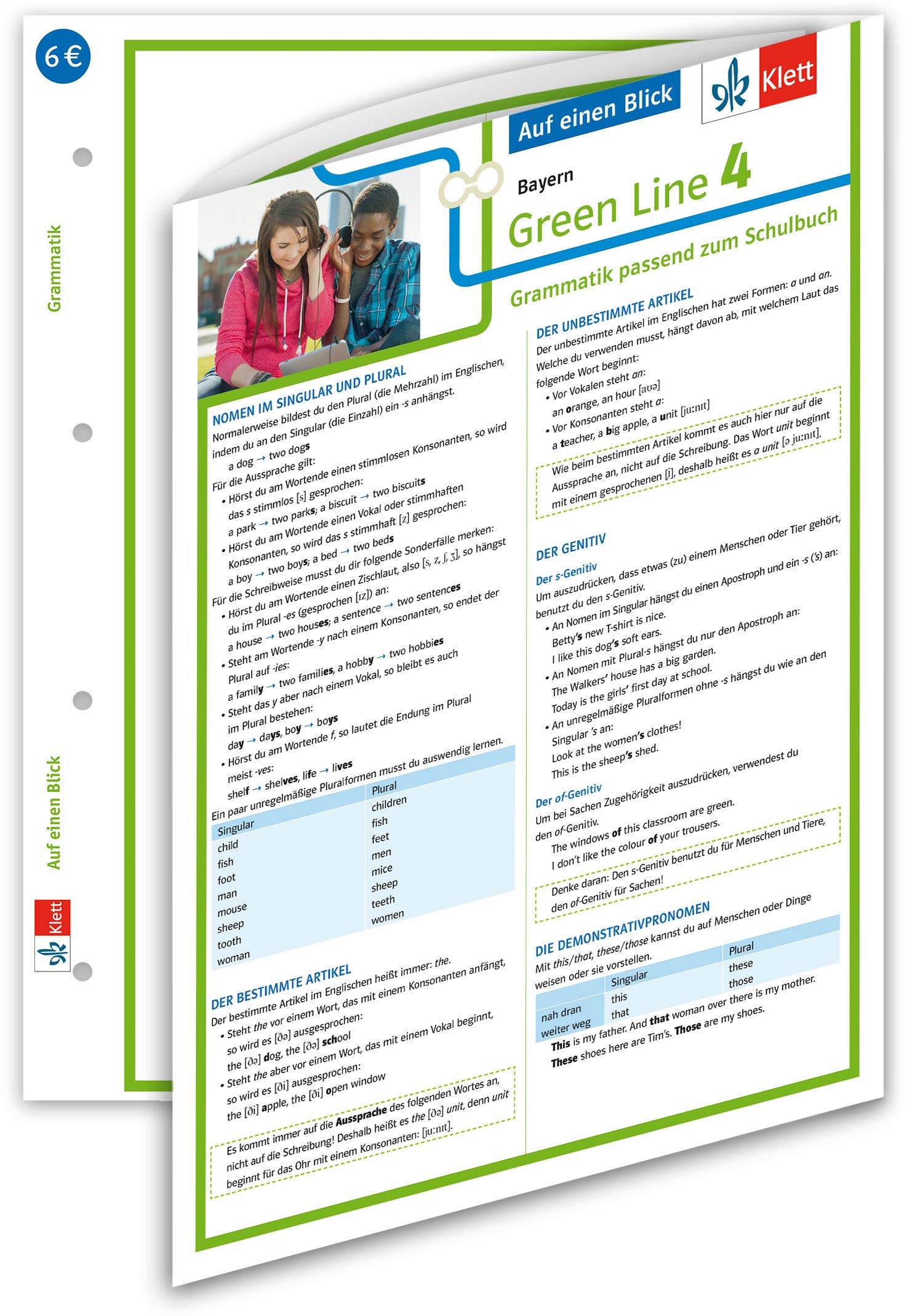 Green Line 4 Bayern Klasse 8 Auf einen Blick. Grammatik passend zum Schulbuch Foreign Languages ​​& Dictionaries