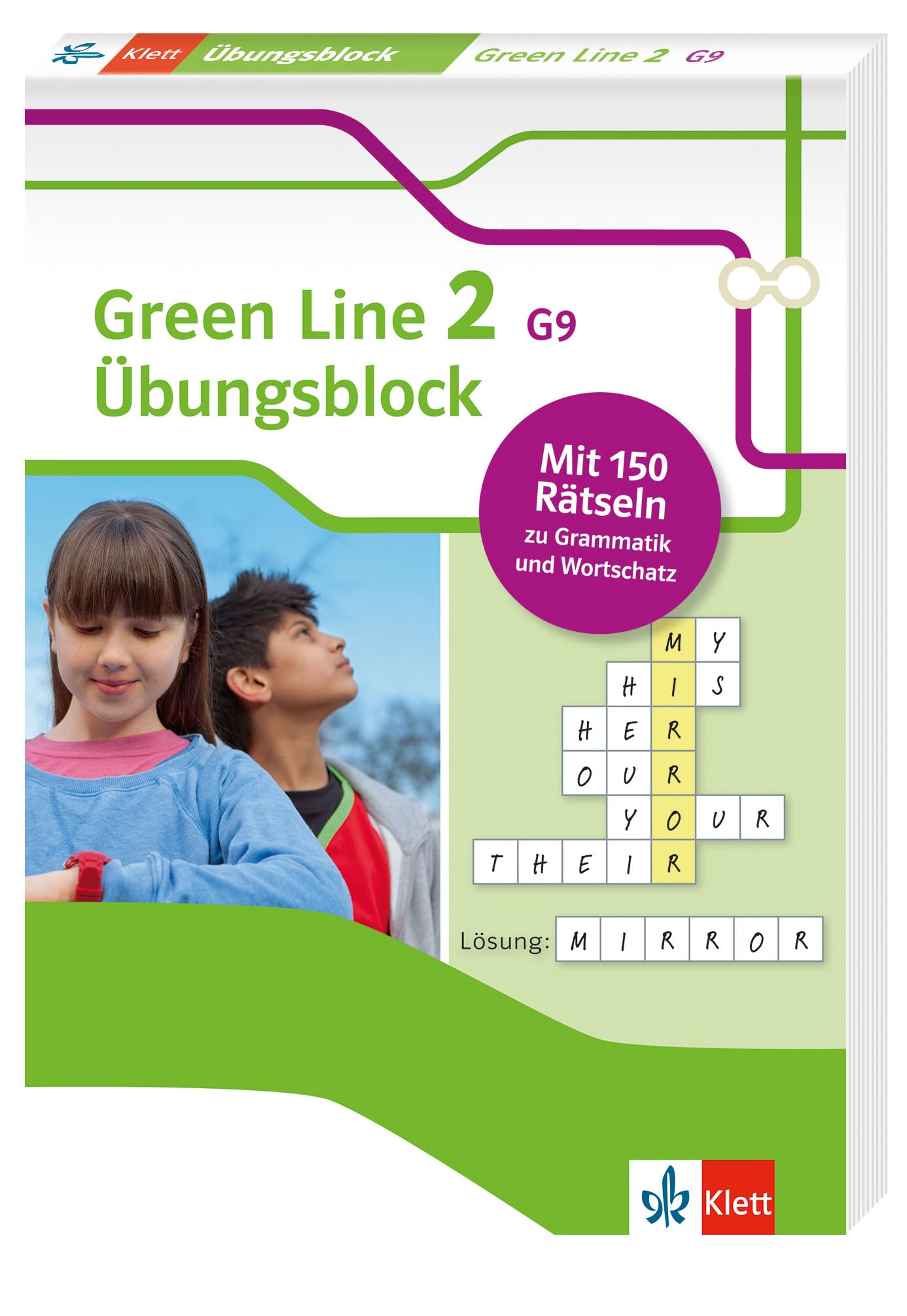 Green Line 2 G9 ab 2015 Klasse 6 - Übungsblock zum Schulbuch Foreign Languages ​​& Dictionaries