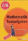 Product Image: Training Mathematik Textaufgaben. 7./8. Schuljahr