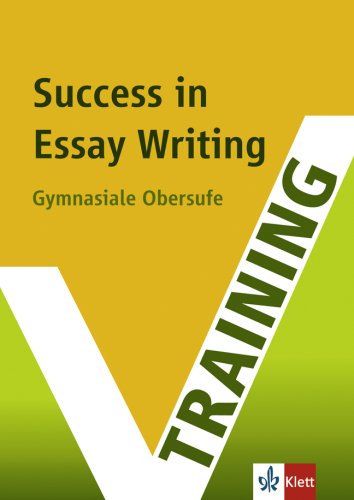 Product Image: Training Success in Essay Writing: Gymnasiale Oberstufe